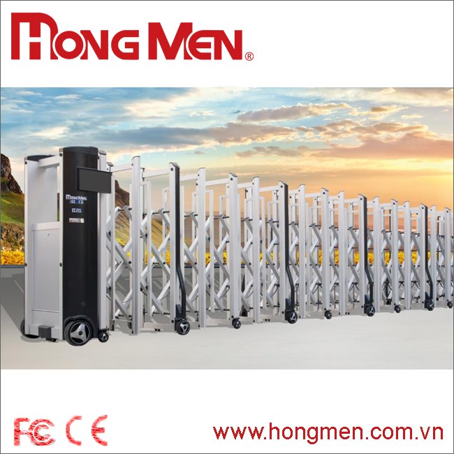 Cửa cổng xếp hợp kim nhôm - Hong Men - Công Ty TNHH Hồng Môn